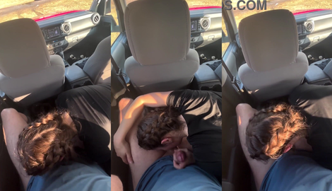 18 Yeard Old Tinder Date Gives Sloppy Throat In Car with gorgeous babes Ivy, Tony 2026/FullHD