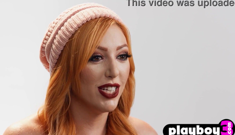 Redhead MILF pornstar enjoyed masturbation after interview for the Playboy with incredible Lauren Phillips 2026/FullHD