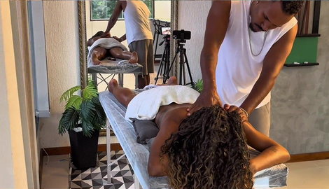 I only asked for a massage... but when it's us, it's never just that. My husband red every detail, the atmosphere, the touch... and little by little the connection became stronger. with gorgeous Edu Black Rj 2026/FullHD