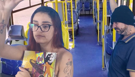 Groped on a public bus! with stunning models Ator Zegalinha, Fanny1 2026/FullHD