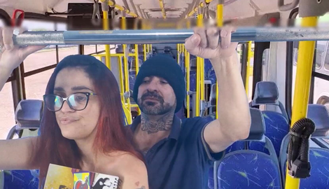 Groped on a public bus! with stunning models Ator Zegalinha, Fanny1 2026/FullHD
