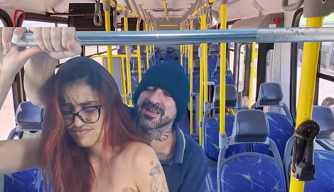 Groped on a public bus! with stunning models Ator Zegalinha, Fanny1 2026/FullHD