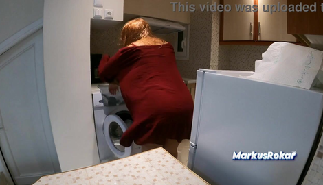 Stepmom in Kitchen Said NO Sex! - Allows Stepson Only Jerking off & Cumshot on her Fat Ass introducing Vana Play, Markus Rokar 2026/FullHD