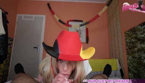 German thin blonde amateur young woman gets a private creampie POV with famous models Kaira Kampen, Lando Ryder 2026/FullHD