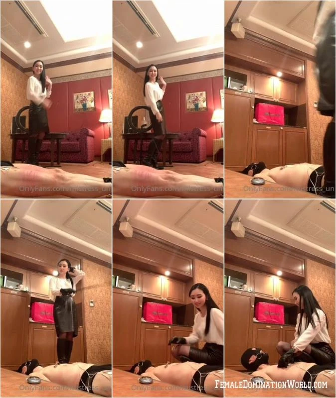 MISTRESS UN – Leather with whip 2 - 2023/HD