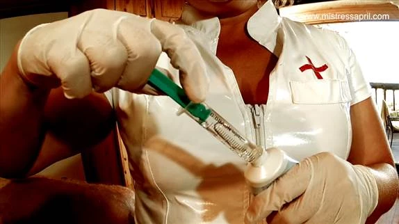 Medical Guinea Pig with Mistress April - 2024/HD