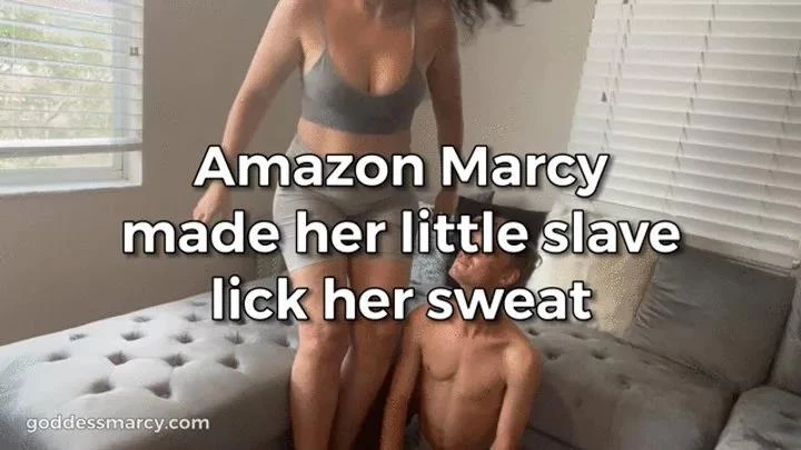 Make New Slave Lick Her Sweat with Goddess Marcy - 2024/FullHD