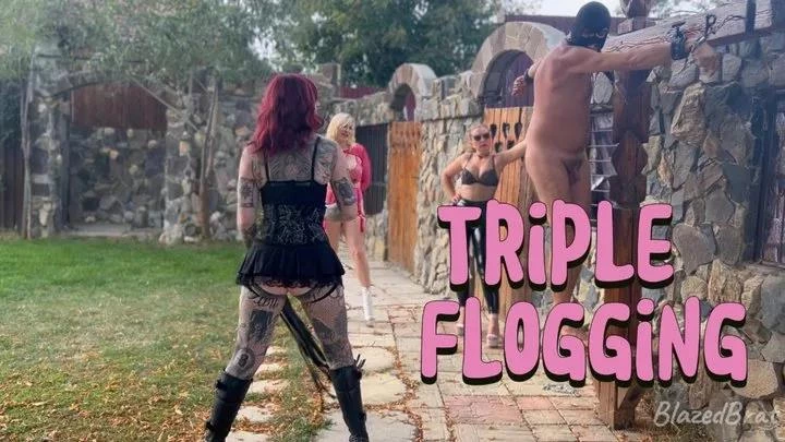 BlazedBrat - MERCY RAGE - Triple Flogging - 2025/FullHD