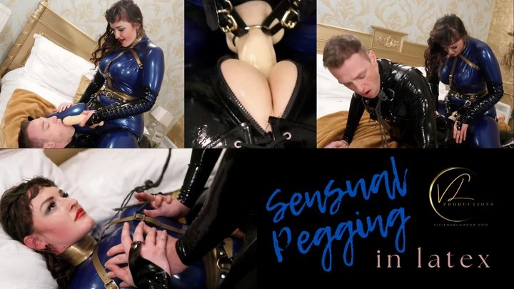 Sensual Pegging In Latex with Vivienne Lamour - 2025/HD