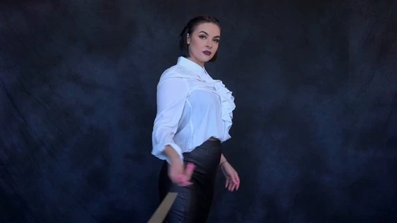 Lady Kat - The Cane Mistress (German) with FemdomFoto - 2025/HD