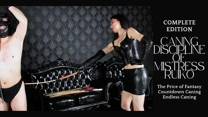 Caning Discipline Of Mistress Ruiko - 30 Strikes At 5 Second Intervals From Dragon To Heavy Then Prison Cane with Mistress Ruiko - 2025/FullHD