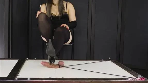 Femdom Footjob with and Ball Stomping with House of Era - 2025/FullHD