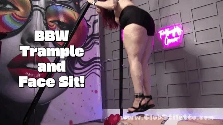 BBW Betti Butts Tramples and Face Sits - Betti Butts with Club Stiletto - 2025/FullHD