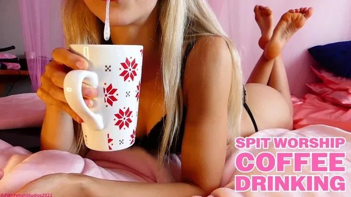 Spit Worship Coffee Drinking - Princess Brooke with Filth Fetish Studios - 2025/FullHD