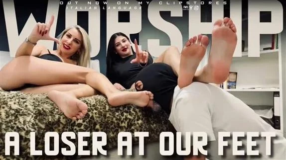 Eris and Samantha - A Loser At Our Feet - Italian Femdom with KinkamiQuesto - 2025/FullHD