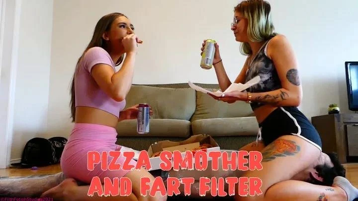 Pizza Smother And Fart Filter - Princess Scarlett Rhoads And Sky Blue with Filth Fetish Studios - 2025/FullHD