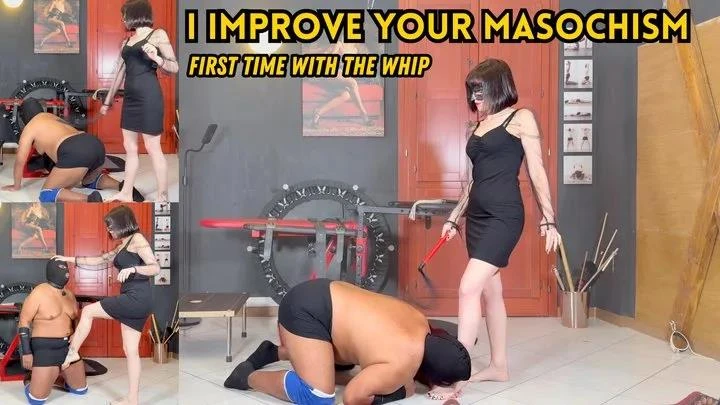 I improve your masochism- first time with the whip with Cleo Domina - 2025/FullHD
