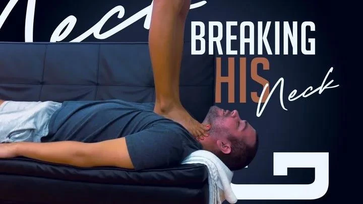 BREAKING YOUR NECK - Face and Neck trampling full weight throat standing and many times until make him rest with Mistress Enola Fetish - 2025/FullHD