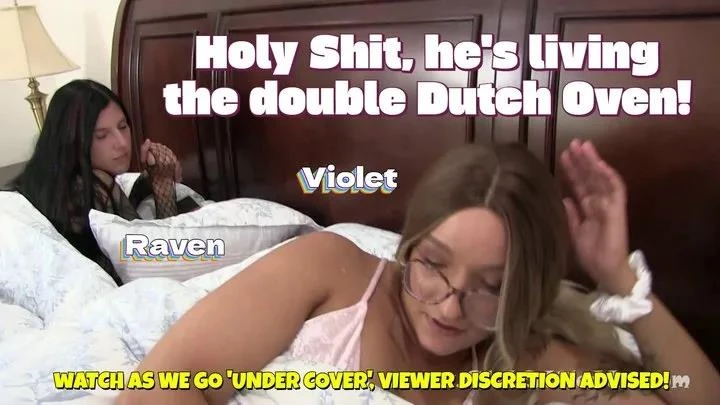 Double Dutch Oven Ecstasy and Agony - Goddesses Raven and Violet Jackson with Club Stiletto - 2025/FullHD