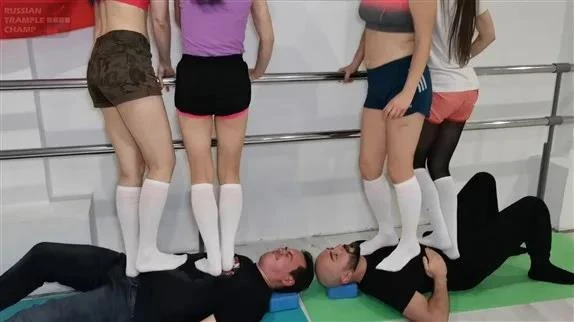 Double Trampling In Stockings Special Video with Russian Trample Championship - 2026/FullHD