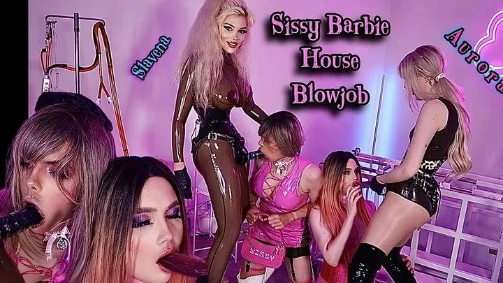2024-09-26 - Sissies Barbie House STRAP-ON BLOWJOB Aurora and Slavena with Slavena - 2026/HD