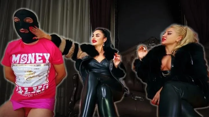 Sissy Humiliation and Smoking Goddess Ambra Presents Gabriella to Goddess Samariel Femdom Fantasy with House of Sinn - 2026/FullHD